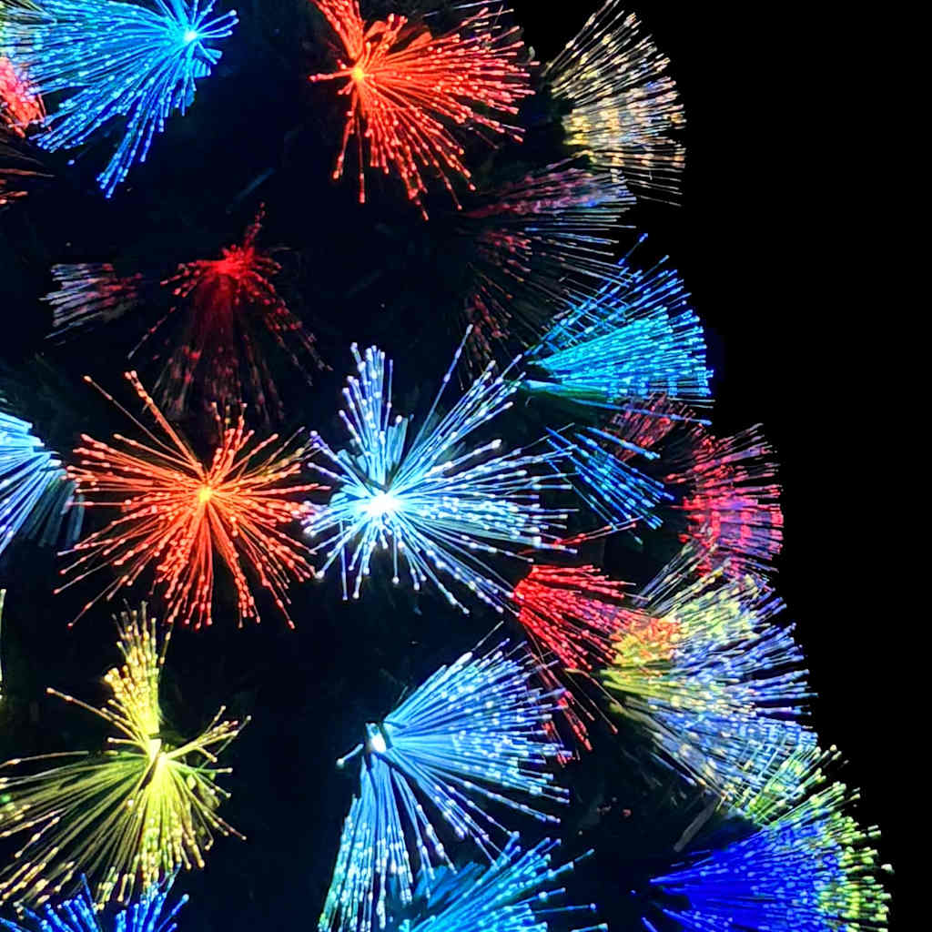 Kunstkerstboom met decoratieve slingerlichten Groen 64 cm PVC