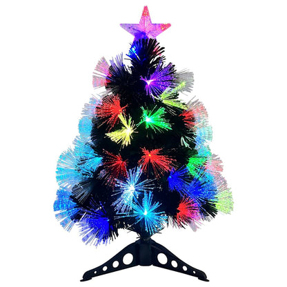 Kunstkerstboom met decoratieve slingerlichten Groen 64 cm PVC