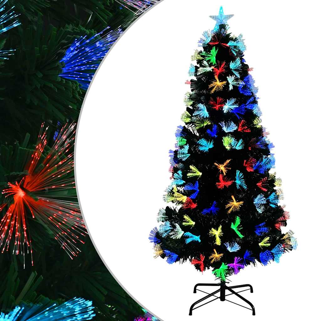 Kunstkerstboom met decoratieve slingerlichten Groen 150 cm PVC