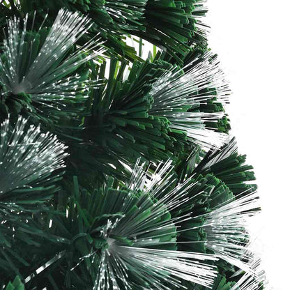 Kunstkerstboom met decoratieve slingerlichten Groen 180 cm PVC
