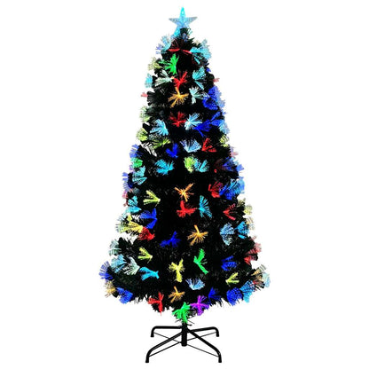Kunstkerstboom met decoratieve slingerlichten Groen 180 cm PVC
