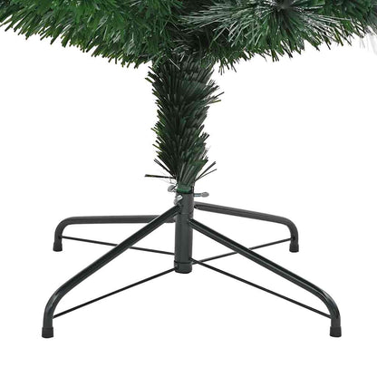 Kunstkerstboom met decoratieve slingerlichten Groen 210 cm PVC