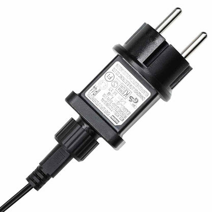 Kunstkerstboom met decoratieve slingerlichten Groen 210 cm PVC