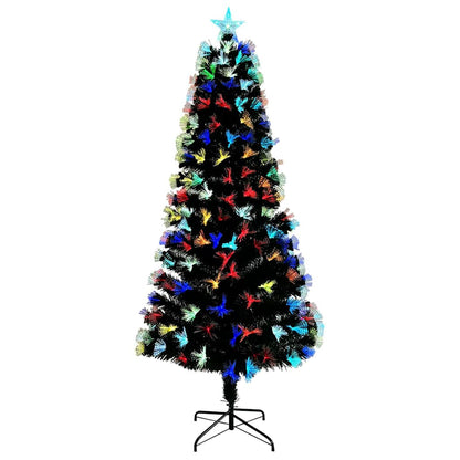 Kunstkerstboom met decoratieve slingerlichten Groen 240 cm PVC