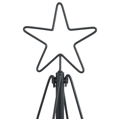 Kerst Cone Boom met standaard Zwart 180 cm Staal