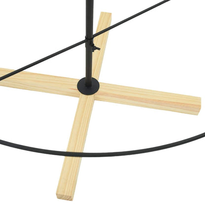 Kerst Cone Boom met standaard Zwart 180 cm Staal