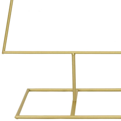 Metalen kerstboom met standaard Goud 150 cm Poedergecoat staal