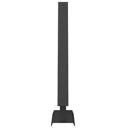 Metalen kerstboom met standaard Zwart 60 cm Staal