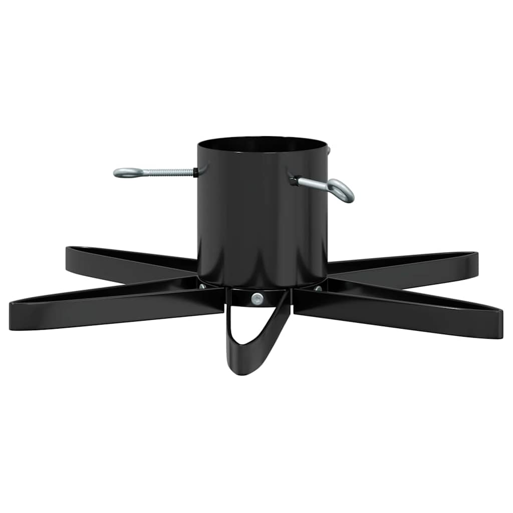 Kerstboomstandaard 1.73 Zwart 49 x 49 x 15,5 cm Staal