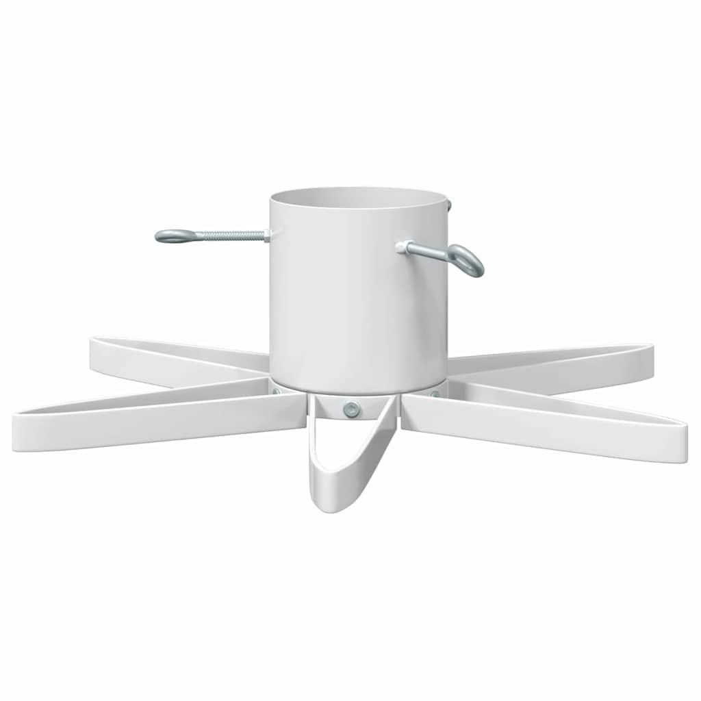 Kerstboomstandaard 1.73 Wit 49 x 49 x 15,5 cm Staal