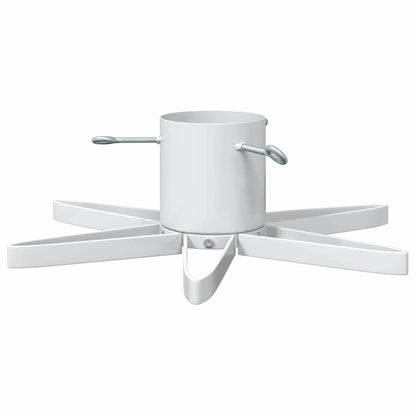 Kerstboomstandaard 1.73 Wit 49 x 49 x 15,5 cm Staal