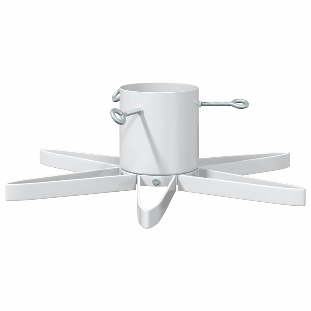 Kerstboomstandaard 1.73 Wit 49 x 49 x 15,5 cm Staal