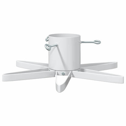 Kerstboomstandaard 1.73 Wit 49 x 49 x 15,5 cm Staal