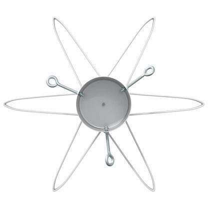 Kerstboomstandaard 1.73 Wit 49 x 49 x 15,5 cm Staal