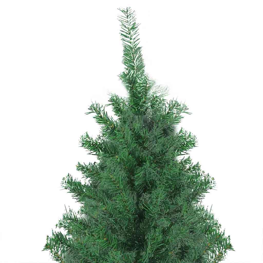 Kunstkerstboom Groen 300 cm PVC en Metaal en Plastic