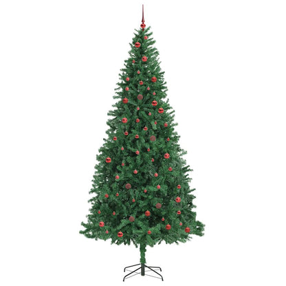 Kunstkerstboom Groen 300 cm PVC en Metaal en Plastic