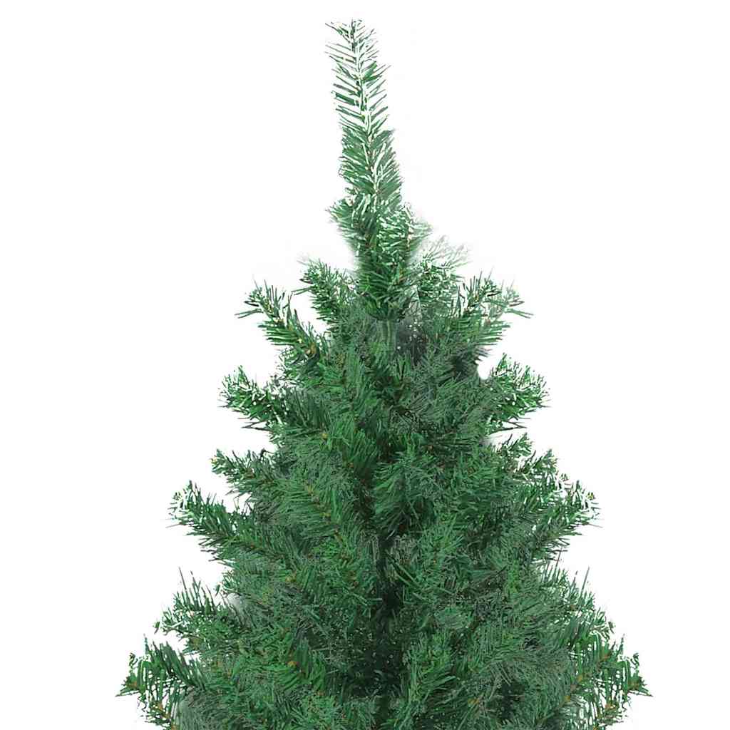 Kunstkerstboom Groen 300 cm PVC en Metaal en Plastic