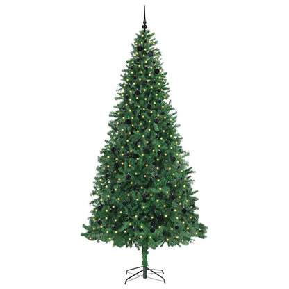 Kunstkerstboom Groen 300 cm PVC en Metaal en Plastic
