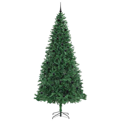 Kunstkerstboom Groen 300 cm PVC en Metaal en Plastic