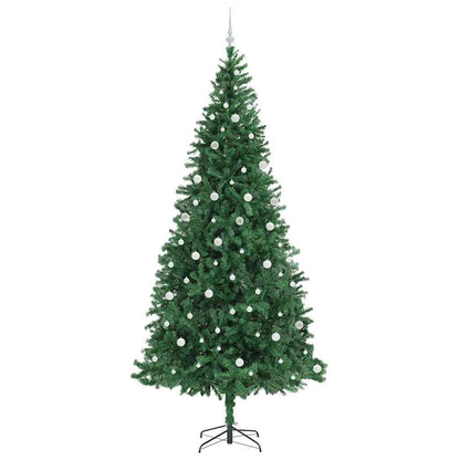 Kunstkerstboom Groen 300 cm PVC en Metaal en Plastic