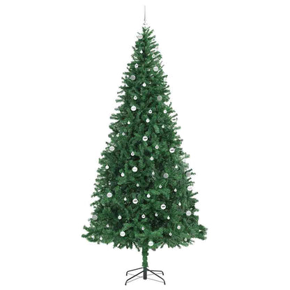 Kunstkerstboom Groen 300 cm PVC en Metaal en Plastic