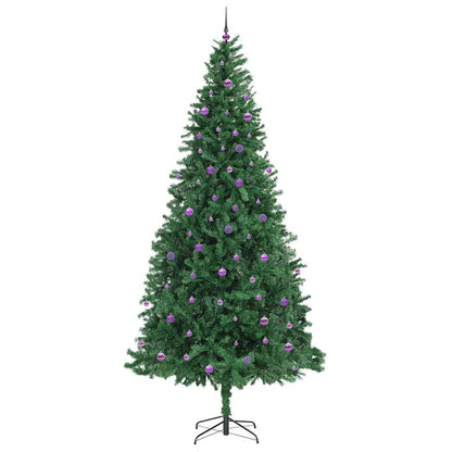 Kunstkerstboom Groen 300 cm PVC en Metaal en Plastic