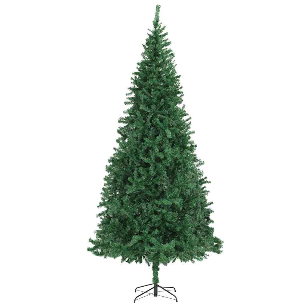 Kunstkerstboom Groen 300 cm PVC en Metaal en Plastic