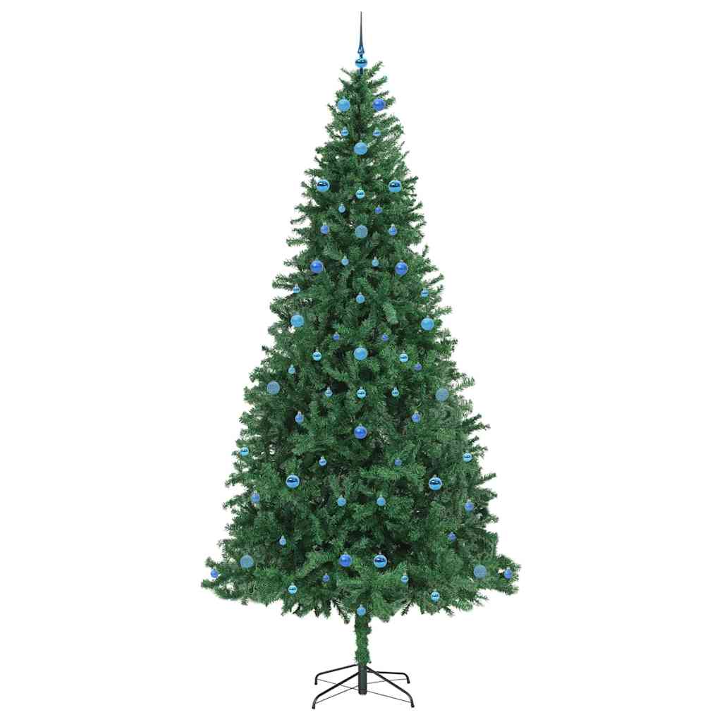 Kunstkerstboom Groen 300 cm PVC en Metaal en Plastic
