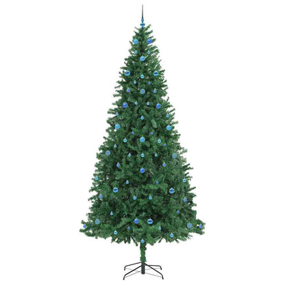 Kunstkerstboom Groen 300 cm PVC en Metaal en Plastic