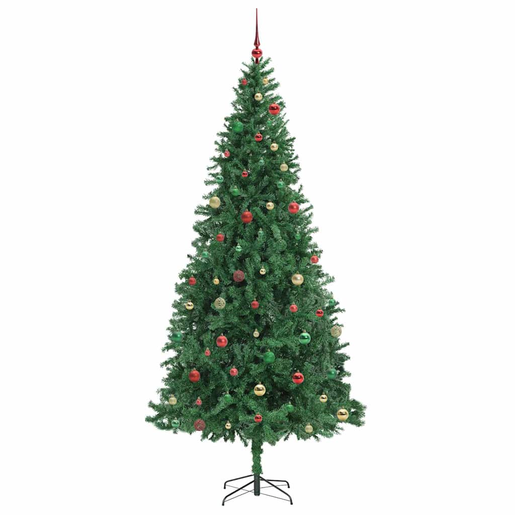 Kunstkerstboom Groen 300 cm PVC en Metaal en Plastic