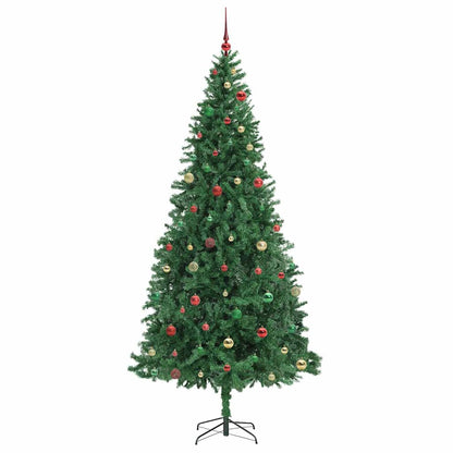 Kunstkerstboom Groen 300 cm PVC en Metaal en Plastic