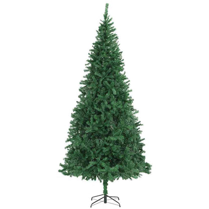 Kunstkerstboom Groen 300 cm PVC en Metaal en Plastic