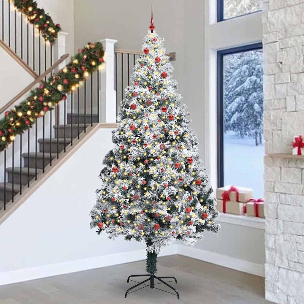 Kerstboom met 300 LED met standaard Groen 300 cm PVC