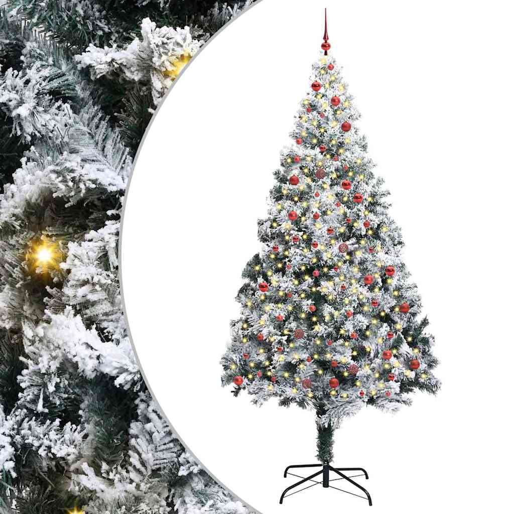 Kerstboom met 300 LED met standaard Groen 300 cm PVC