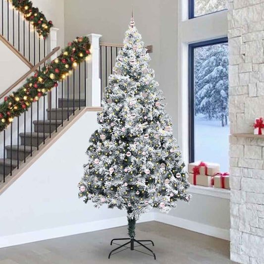 Kerstboom met 300 LED met standaard Groen 300 cm PVC