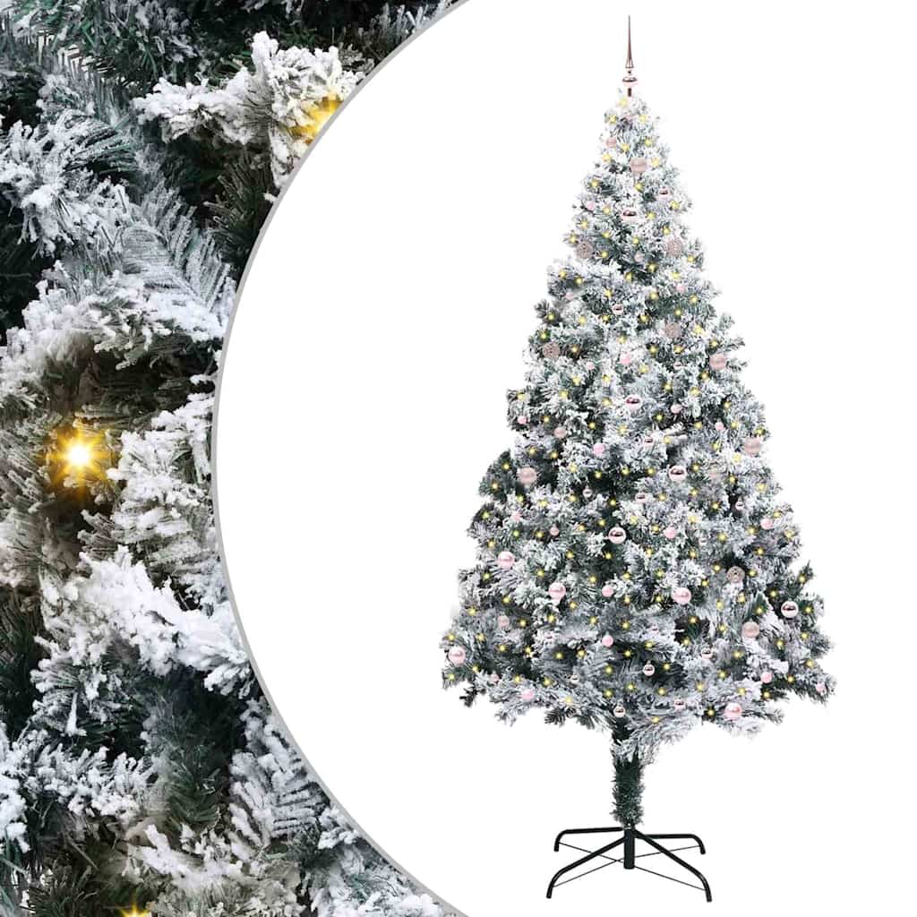 Kerstboom met 300 LED met standaard Groen 300 cm PVC