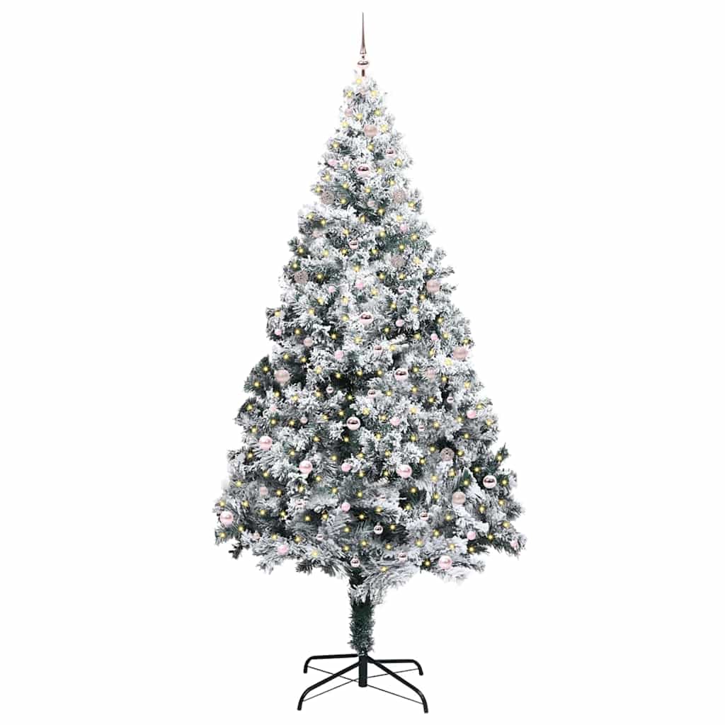 Kerstboom met 300 LED met standaard Groen 300 cm PVC