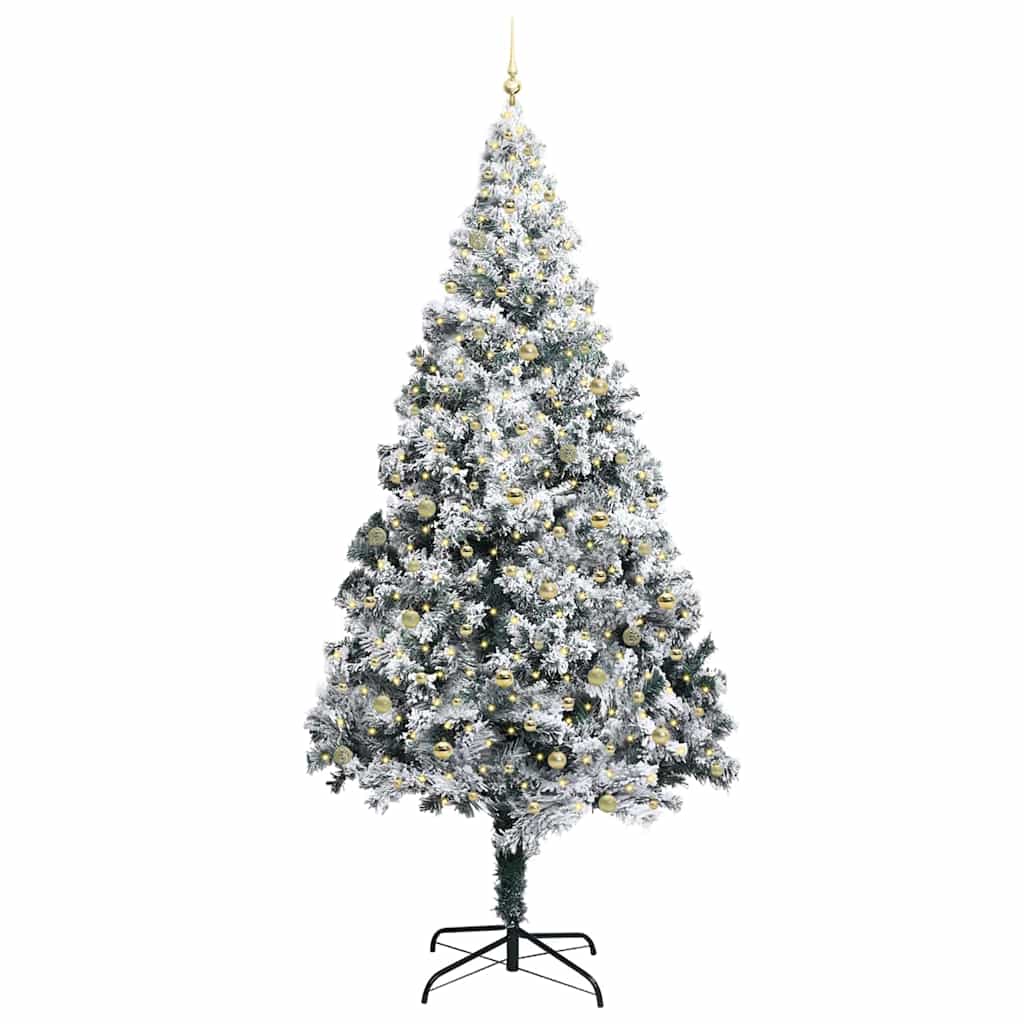 Kerstboom met 300 LED met standaard Groen 300 cm PVC