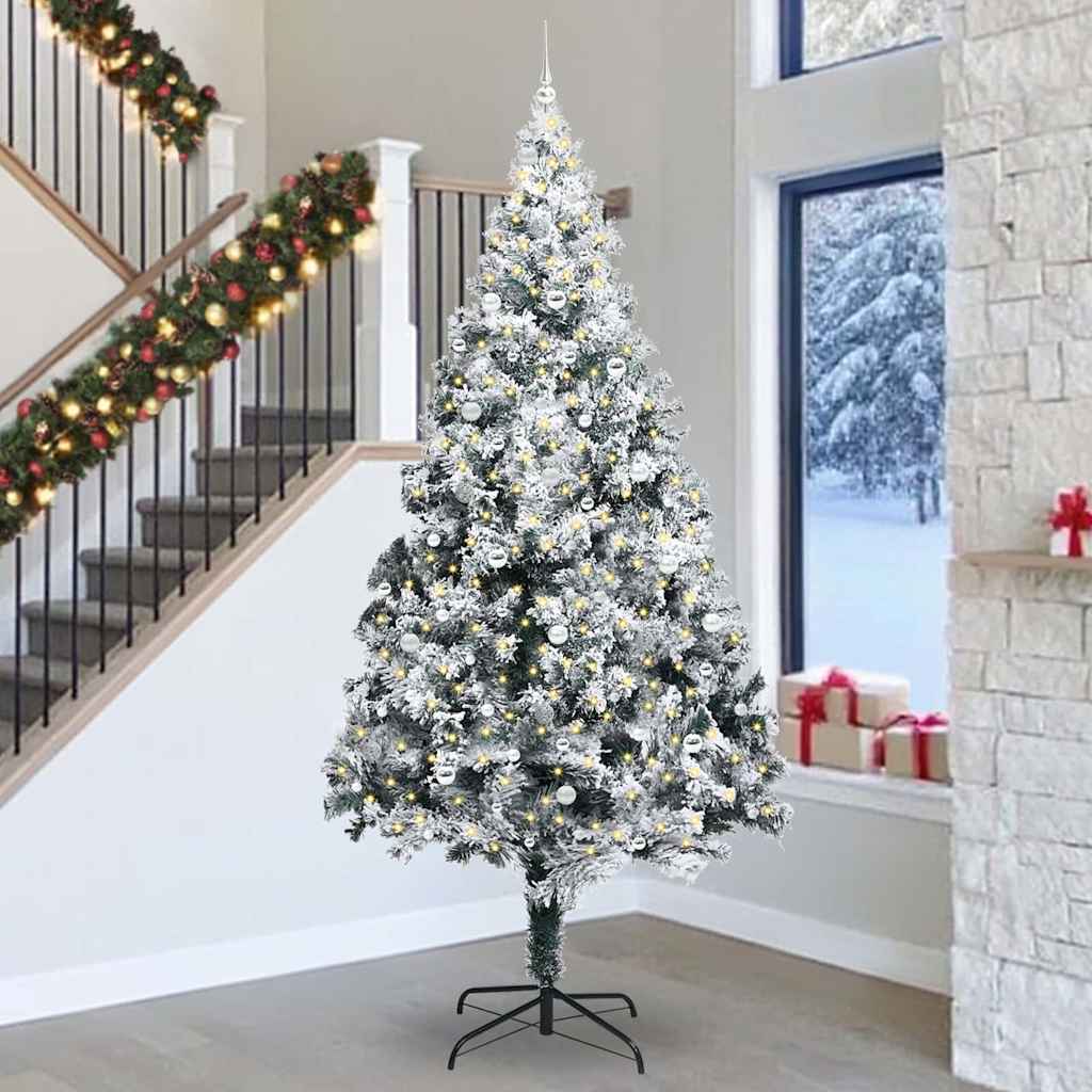 Kerstboom met 300 LED met standaard Groen 300 cm PVC