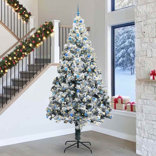 Kerstboom met 300 LED met standaard Groen 300 cm PVC
