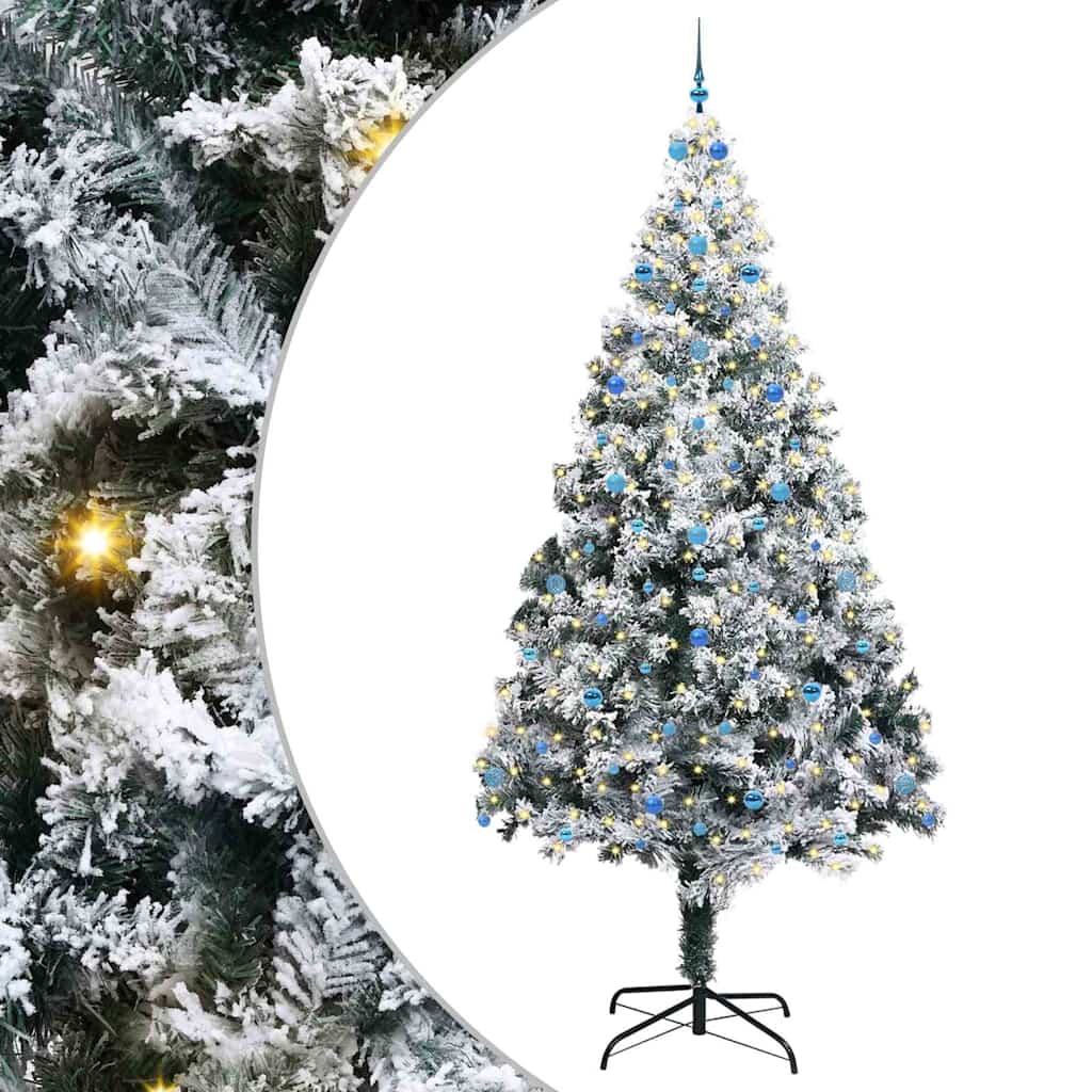 Kerstboom met 300 LED met standaard Groen 300 cm PVC