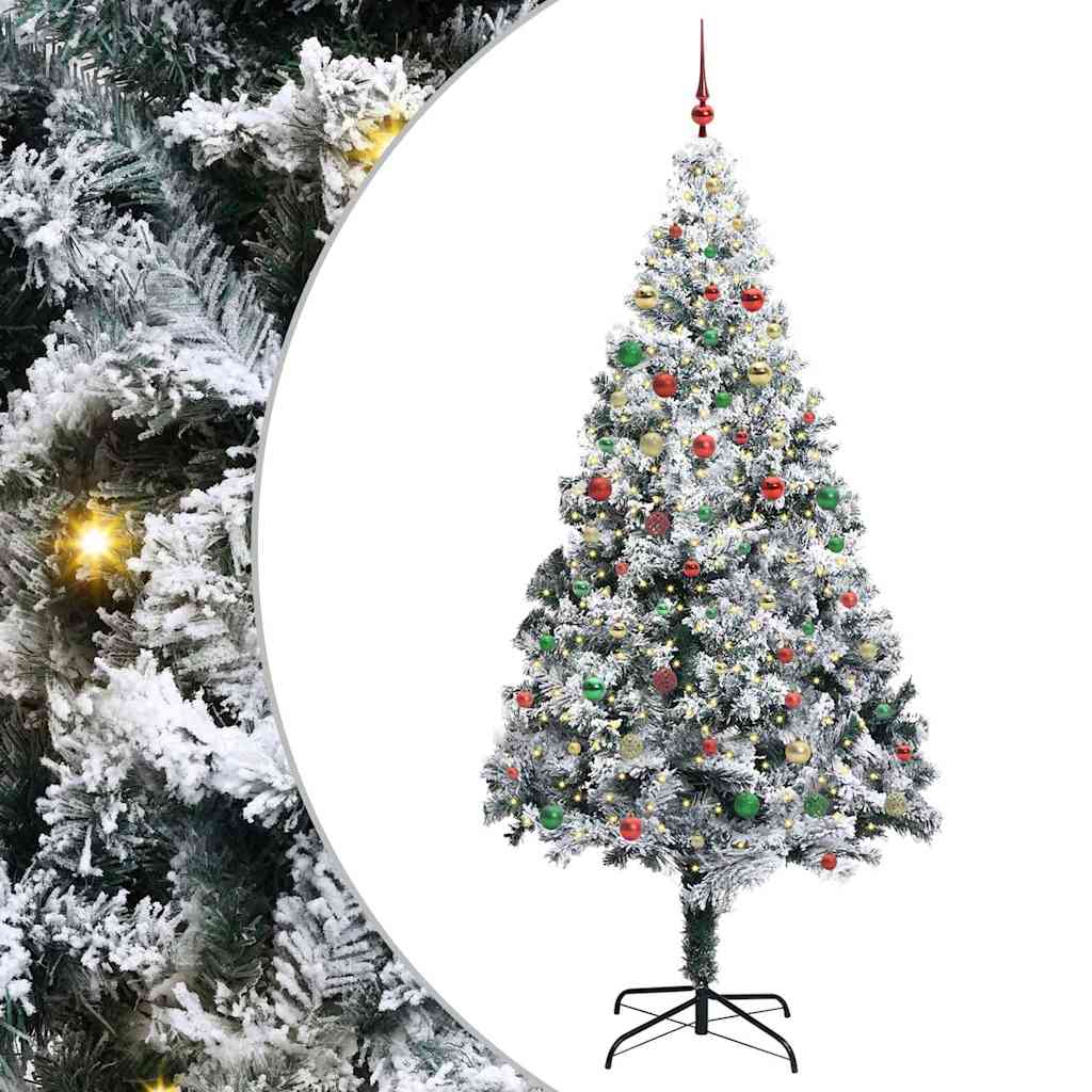 Kerstboom met 300 LED met standaard Groen 300 cm PVC