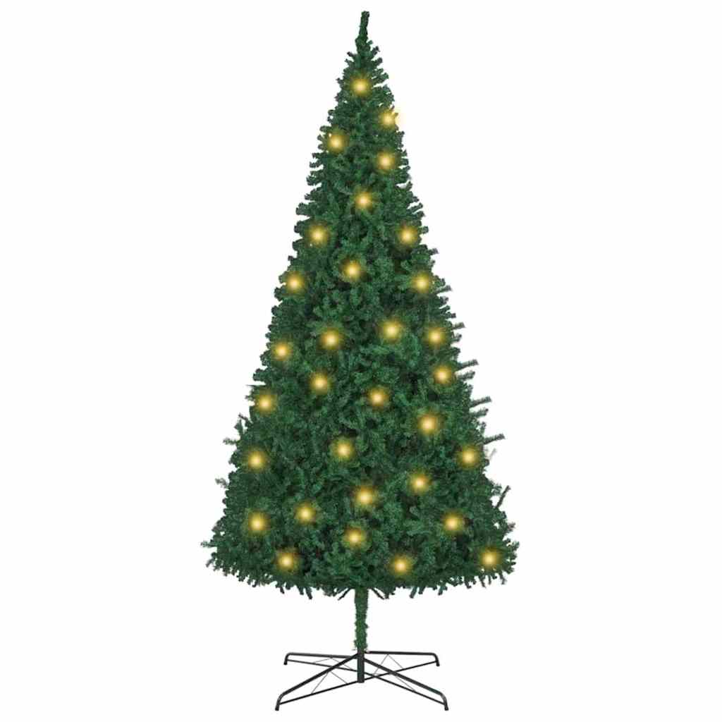 Kerstboom met decoratieve touwlichten Groen 400 cm PVC