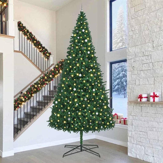 Kerstboom met decoratieve touwlichten Groen 400 cm PVC