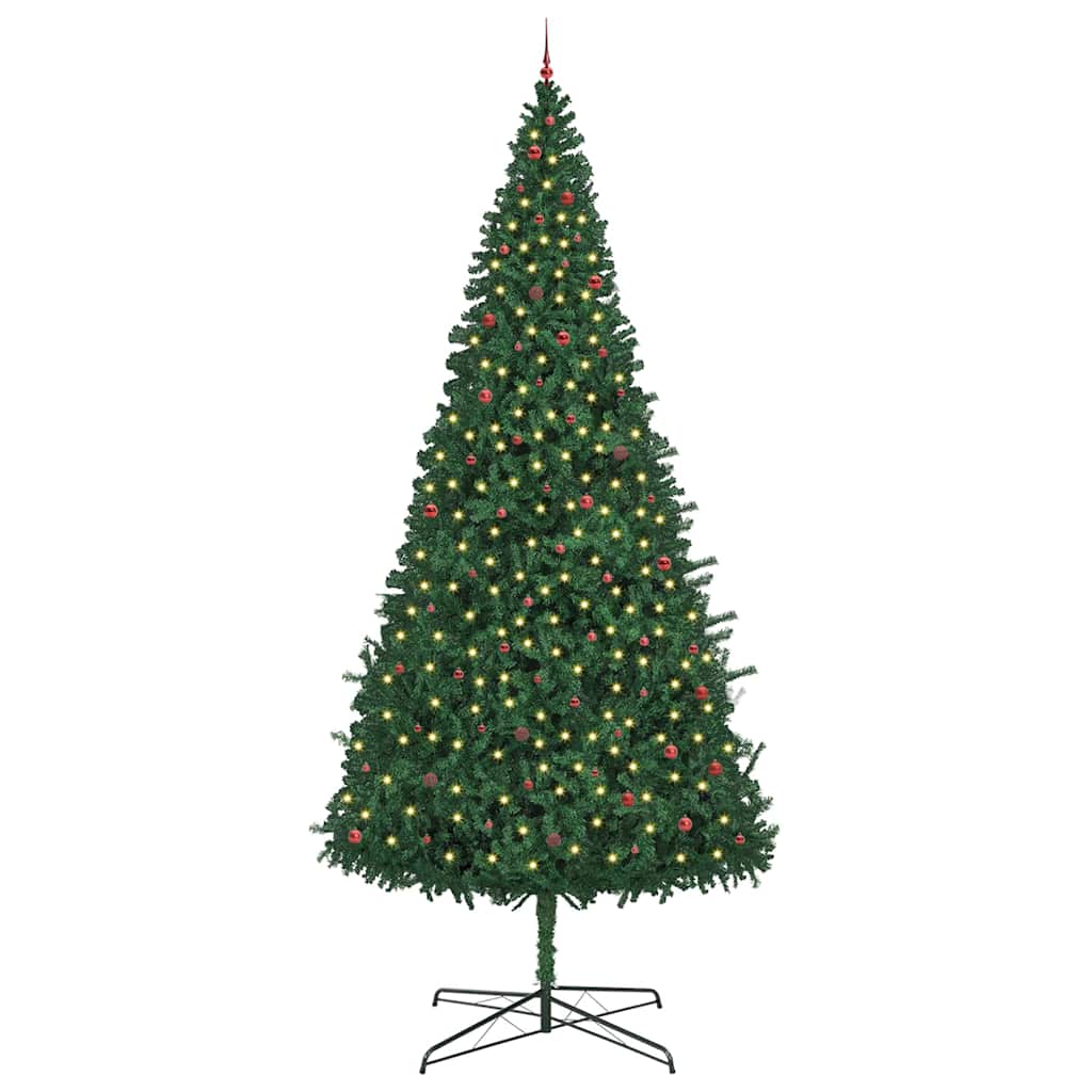 Kerstboom met decoratieve touwlichten Groen 400 cm PVC