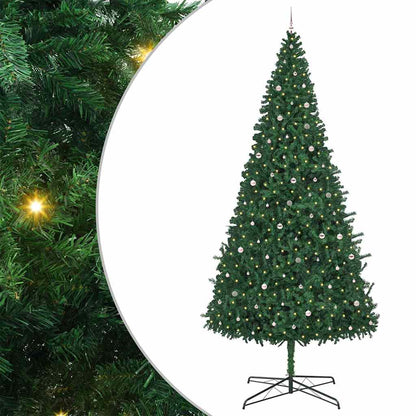 Kerstboom met decoratieve touwlichten Groen 400 cm PVC