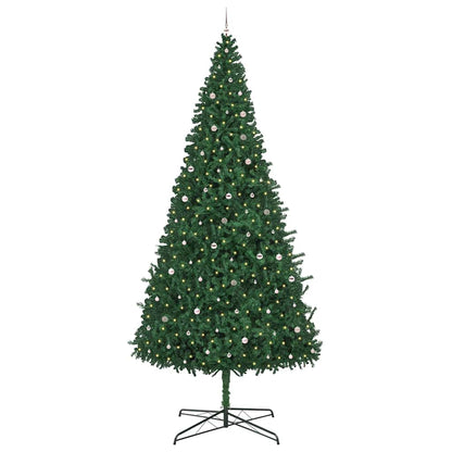 Kerstboom met decoratieve touwlichten Groen 400 cm PVC