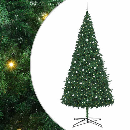 Kerstboom met decoratieve touwlichten Groen 400 cm PVC