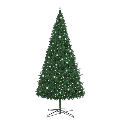 Kerstboom met decoratieve touwlichten Groen 400 cm PVC