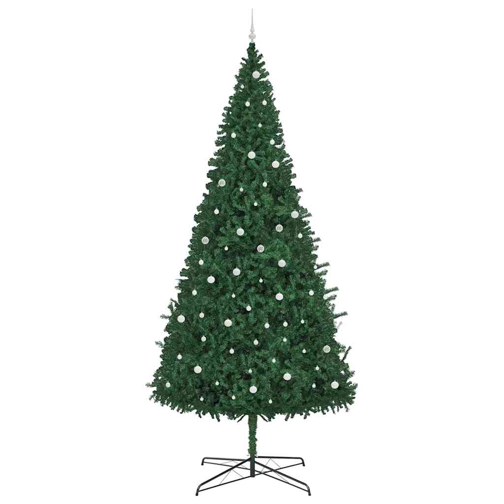 Kerstboom met decoratieve touwlichten Groen 400 cm PVC